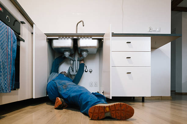 Professional Drain Cleaning technician working in Jobstown, NJ
